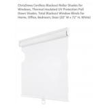 NEW Set of 2 - 20" W x 72" H Cordless Blackout