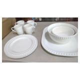Estate. Fapor Delmar White Dinnerware PCs.