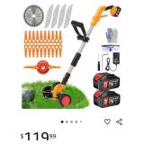 New Electric Weed Wacker Cordless Eater, Battery