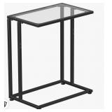 New  Table Tempered Glass End Table, Couch Side