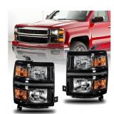 ( 2 )  2014-2015 Chevy Silverado 1500 Headlights