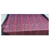 54" x 37" Faux Rattlesnake Leather w/ Felt