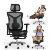 New Ergonomic Office Chair with Foot Rest, Home