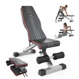 New Yoleo Adjustable Weight Bench for Full Body