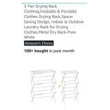 (New) Foldable, Collapsible 3 Tier Drying Rack