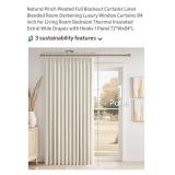 72" x 84" - 1 Panel Full Blackout Curtain, Pinch