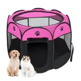 New Pet Cat Playpen Enclosed, Portable Foldable
