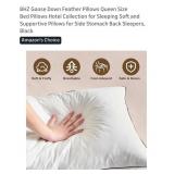 Queen Size Goose Down Feather Pillow, Hotel