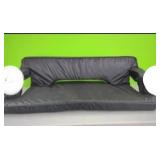 NEW Double Folding Bleacher Seat 43" W w/ Cup