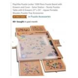 NEW 1500 Pc Puzzle Board w/ 6 Drawers & Plastic