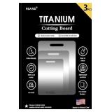 3 New Titanium Cutting Boards for Kitchen, 100%