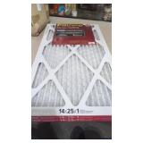 2 New 14x 25x1 Allergen Defense Furnace Filters