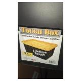 27 Gallon Black/ Yellow Tote Contractor Grade