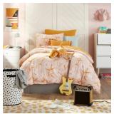 New Full/Queen  Floral Boho Cotton Comforter Set