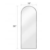 NEW 58" x 18" Arched Full Length Mirror -