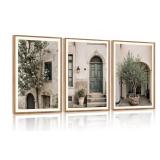 New 3 PC Large Vintage Italy City Landscape