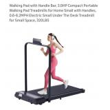 Electric Walking Treadmill w/ Handle Bar,