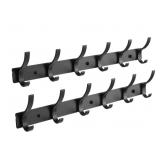 2 New  Metal Coat Racks.  Wall Mount, Coat Hooks