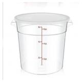NEW 6 Qt Round Food Storage Container w/ Lid