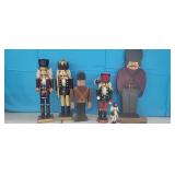 Estate- 6 Pc Nutcracker/Toy Soldier Lot*tallest