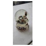 Estate- Christmas Music Box Snow Globe w/