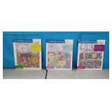 NEW Set of 3 Adult Coloring Books
