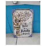 Photo DisplayPlaque -"The Love of a Family is