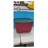 Estate  - Christmas Decor Storage Tote