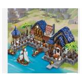 NEW Lego Style Medieval Harbor w/ Lighting