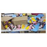Large Lot of Kids Hand Puppets - Pig, Horse, Duck