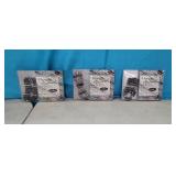 NEW Set of 3 Magnetic Jewelry- Black & Pearl,