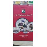 Estate- 4 Pc "A Christmas Story" Porcelain Place