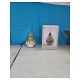 Estate- Vintage Ceacker Barrel Snow Globe w/