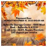 Payment & Location Info