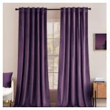 New Purple Velvet Curtains 90 inches - Luxury