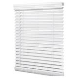 New Cordless Faux Wood Blinds, Horizontal Window