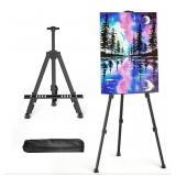 New  66" Art Easel for Drawing, Portable Painting