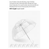 NEW 8 Pk Clear Bubble Umbrellas