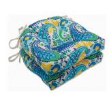 2 New Pillow Perfect Paisley Indoor/Outdoor