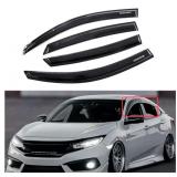 New 2016-21 Honda Civic 4 Door Rain Guards Side