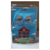 Christmas Stocking Stuffers  (10) New Pug Earbuds