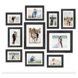 New 10 PC Picture Frames   8x10, 5x7, 4x6 Photo