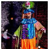 New Halloween Animatronics 6ft Clown, Animated