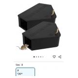 NEW 2 Pk Rat Bait Station Box w/ Keys, Key