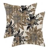 2 New Vintage Floral Pillow Covers 18 x 18 Inch