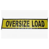 New 18" x 84" Mesh Oversize Load Sign with