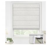 New 30" x 64" No Drill Roman Shades for Windows,