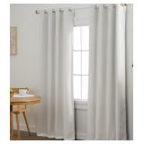 4 Panels  Bertram Solid Linen Texture Indoor