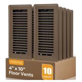 10 New Floor Register 4x10, Floor Vent Covers,
