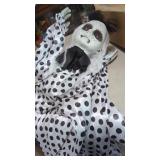 Halloween Swinging Clown Girl  2 photos are